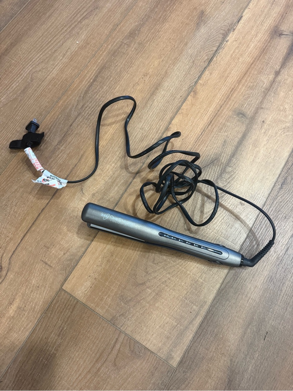Gray One Step Hair Straightener Flat Iron - Unbranded